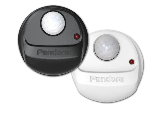 Pandora PIR-100BT Funk-Bewegungsmelder in Schwarz und Weiß